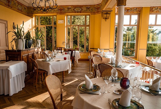 Restaurant with sea view in Piana, Corsica